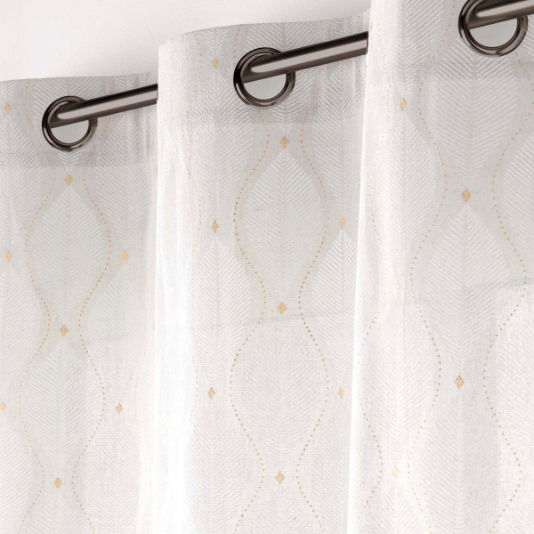 Κουρτίνα (140x240) Με Τρουκς L-C Maho Blanc 1612878
