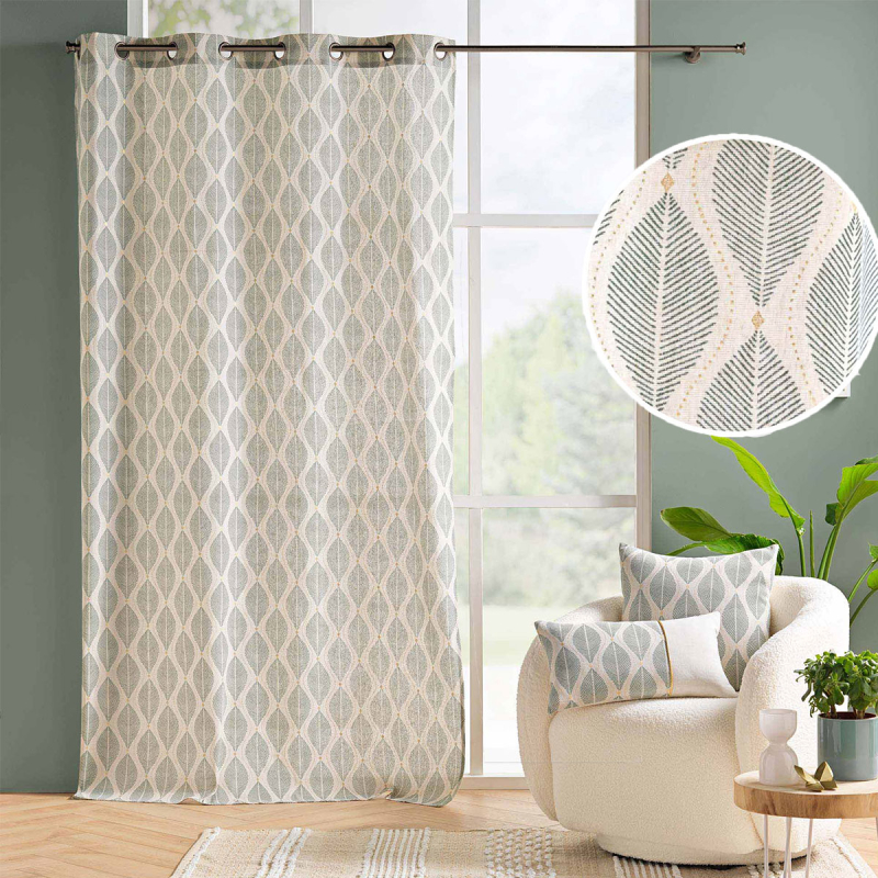 Κουρτίνα (140x240) Με Τρουκς L-C Maho Sauge 1612879