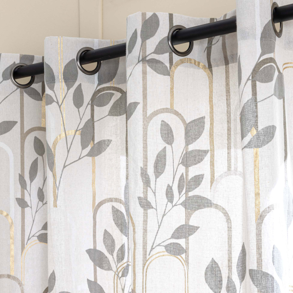 Κουρτίνα (140x280) Με Τρουκς L-C Roseris 1612890