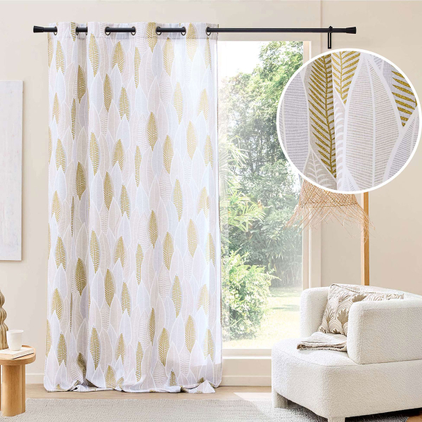 Κουρτίνα (140x260) Με Τρουκς L-C Kim 1612894