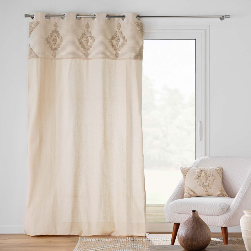 Κουρτίνα (140x240) Με Τρουκς L-C Kamary 1612901