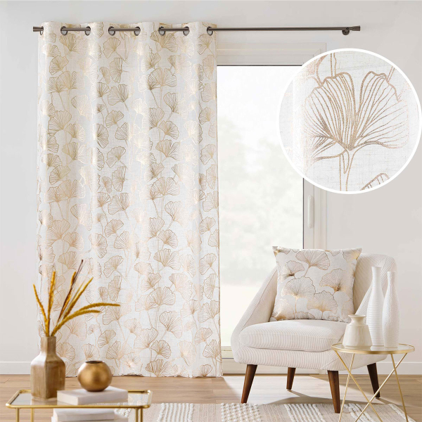 Κουρτίνα (140x240) Με Τρουκς L-C Kenzy 1612907