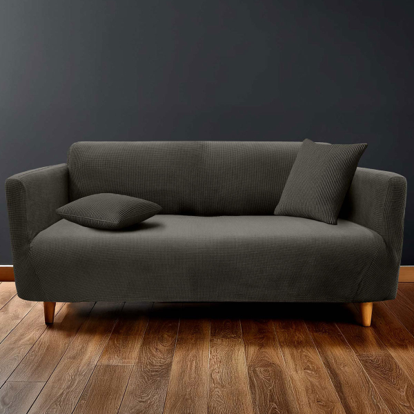 Ελαστικό Κάλυμμα Καναπέ (225-245x86-105) L-C Sacha Anthracite 1612930