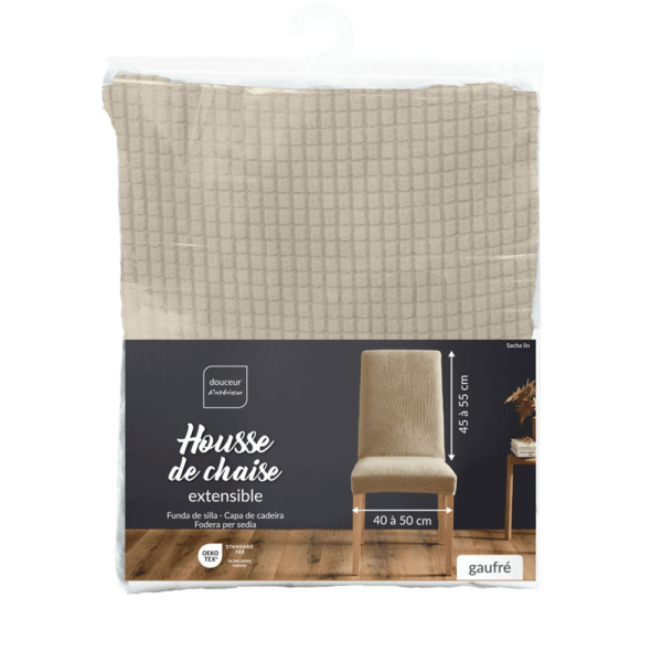 Ελαστικό Κάλυμμα Καρέκλας Τραπεζαρίας (40-50x45-55) L-C Sacha Lin 1612937