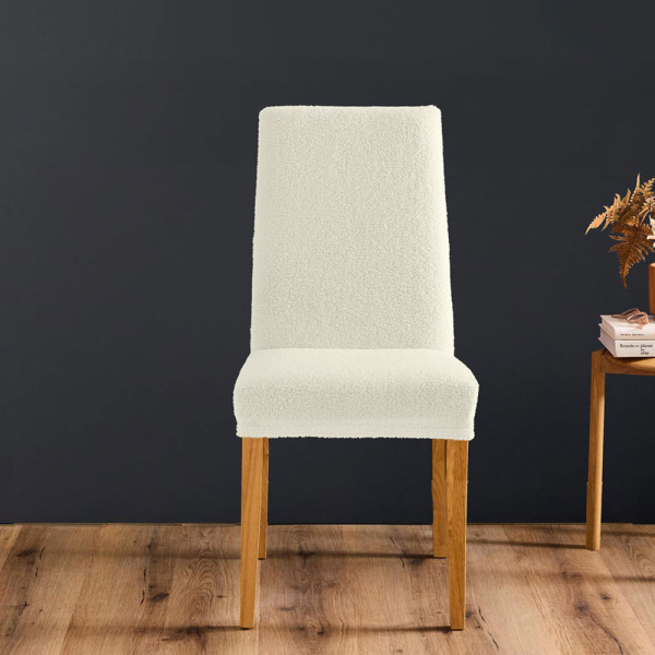 Ελαστικό Κάλυμμα Καρέκλας Τραπεζαρίας (40-50x45-55) L-C Laina Naturel 1612938