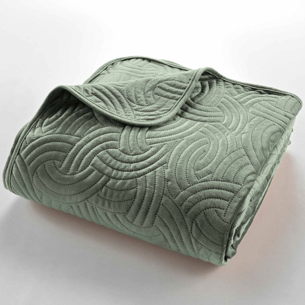 Κουβερλί Υπέρδιπλο (220x240) 2 Όψεων + Διακοσμητικές Μαξιλαροθήκες L-C Solange Cedre 1645184