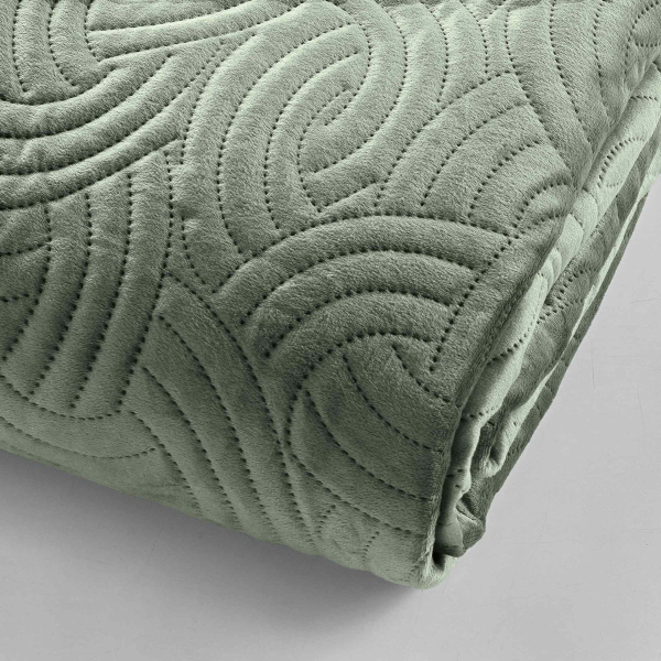 Κουβερλί Υπέρδιπλο (220x240) 2 Όψεων + Διακοσμητικές Μαξιλαροθήκες L-C Solange Cedre 1645184