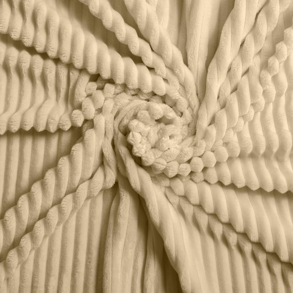 Παπλωματοθήκη Fleece Υπέρδιπλη (240x220) + Διακοσμητικές Μαξιλαροθήκες L-C Veloutea Sable 1645199