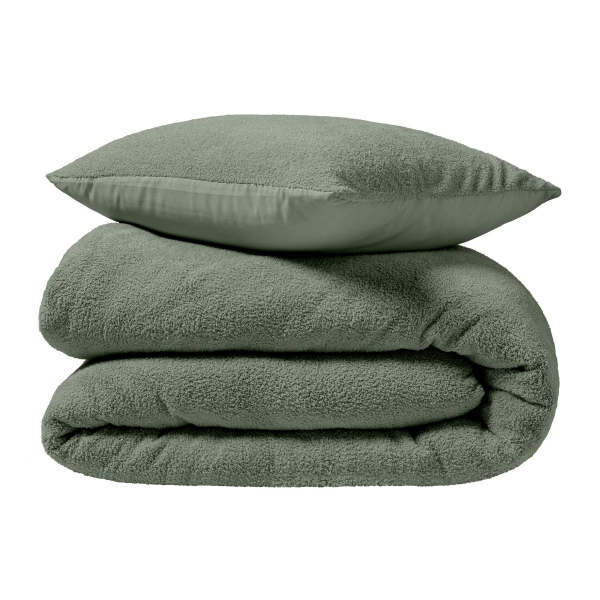 Παπλωματοθήκη Fleece Υπέρδιπλη (220x240) + Διακοσμητικές Μαξιλαροθήκες L-C Helena Cedre 1645202