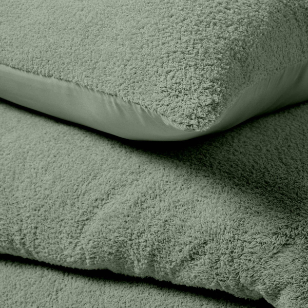 Παπλωματοθήκη Fleece Υπέρδιπλη (220x240) + Διακοσμητικές Μαξιλαροθήκες L-C Helena Cedre 1645202