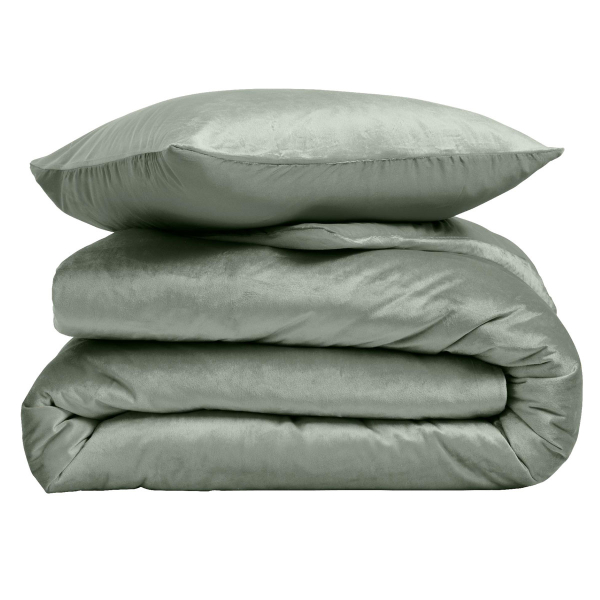 Παπλωματοθήκη Βελουτέ Υπέρδιπλη (220x240) + Διακοσμητικές Μαξιλαροθήκες L-C Velina Cedre 1645204