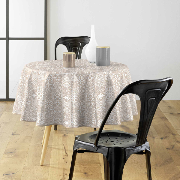 Πλαστικό Τραπεζομάντηλο Ροτόντα (Φ160) L-C Carella Blanc 1710844