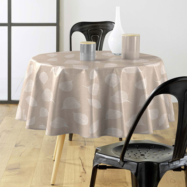 Πλαστικό Τραπεζομάντηλο Ροτόντα (Φ160) L-C Feuillys White 1710846