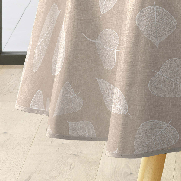 Πλαστικό Τραπεζομάντηλο Ροτόντα (Φ160) L-C Feuillys White 1710846