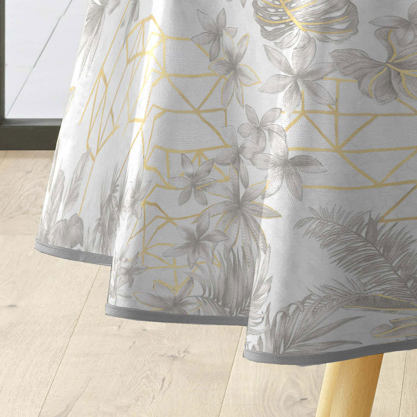 Πλαστικό Τραπεζομάντηλο Ροτόντα (Φ160) L-C Coconut Gris 1710855