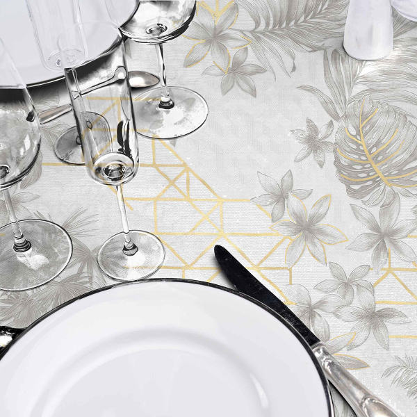 Πλαστικό Τραπεζομάντηλο Ροτόντα (Φ160) L-C Coconut Gris 1710855