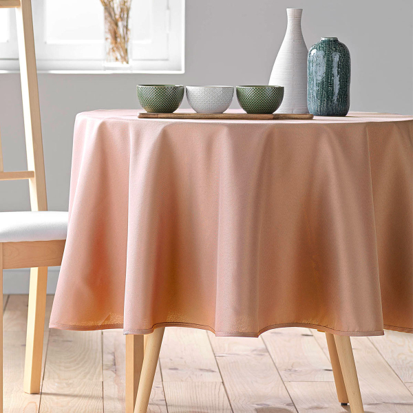 Αλέκιαστο Τραπεζομάντηλο Ροτόντα (Φ180) L-C Essentiel Blush 1723421