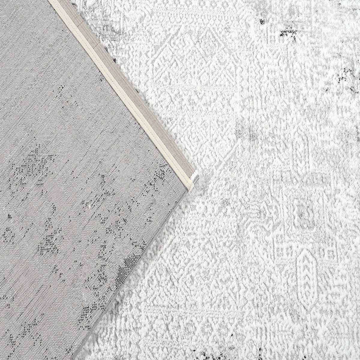 Χαλί (200X290) Polcarpet Monaco Moma Dv 322 Grey Black Home Χαλιά Σαλονιού Spitishop