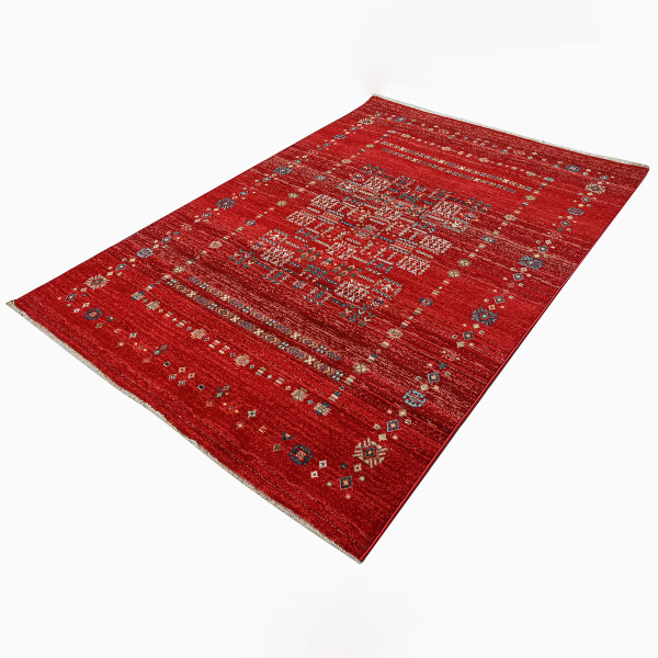 Χαλί (170x235) Polcarpet Kazak Oriental 824 Bordo