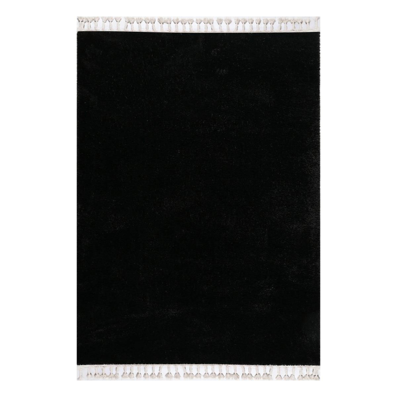 Χαλί (133x190) Polcarpet Silky Shaggy Black