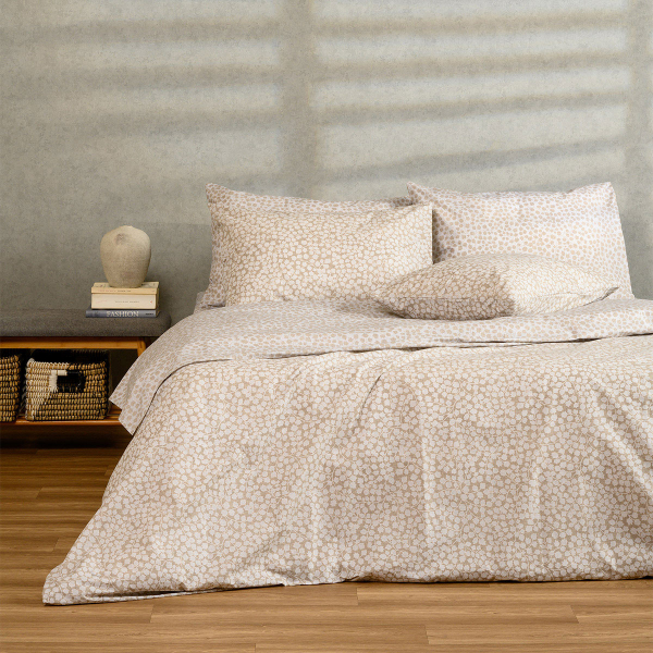 Σεντόνια Μονά (Σετ) Melinen Ultra Line Olga Beige