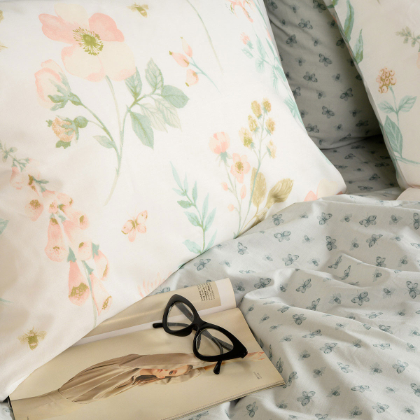 Σεντόνια Μονά (Σετ) Melinen Casual Line Dolores Pastel