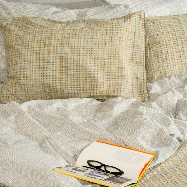 Σεντόνια Διπλά (Σετ) Melinen Casual Line Mateo Grey