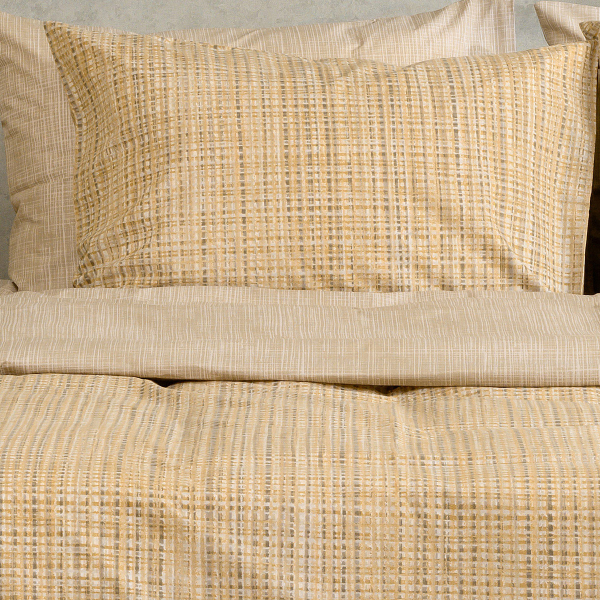 Ζεύγος Μαξιλαροθήκες (50x70) Melinen Casual Line Mateo Beige