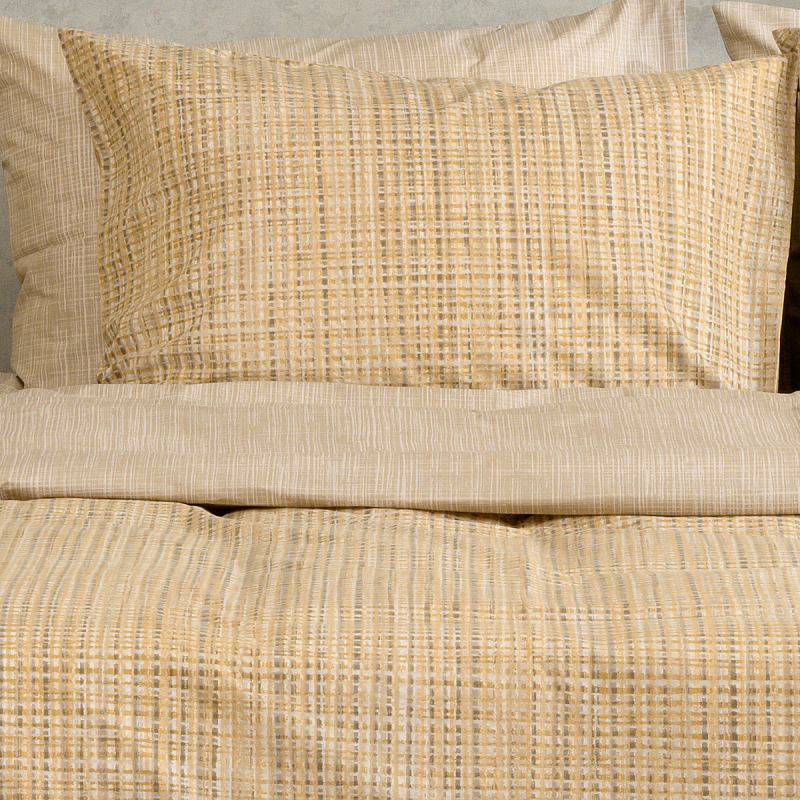 Ζεύγος Μαξιλαροθήκες (50x70) Melinen Casual Line Mateo Beige