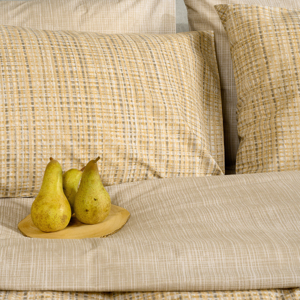 Ζεύγος Μαξιλαροθήκες (50x70) Melinen Casual Line Mateo Beige