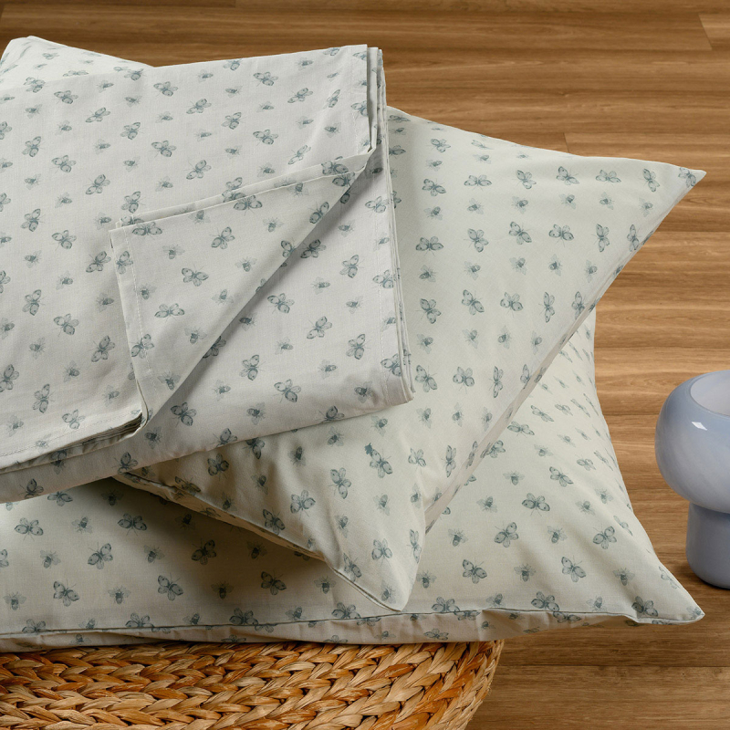 Σεντόνι Υπέρδιπλο Με Λάστιχο + Μαξιλαροθήκες (Σετ) Melinen Casual Line Mini Dolores Pastel