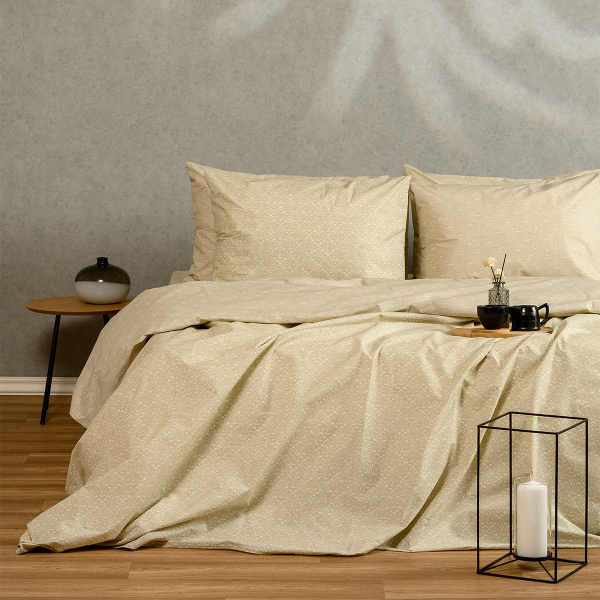 Σεντόνια Μονά (Σετ) Melinen Ultra Line Chantal Beige