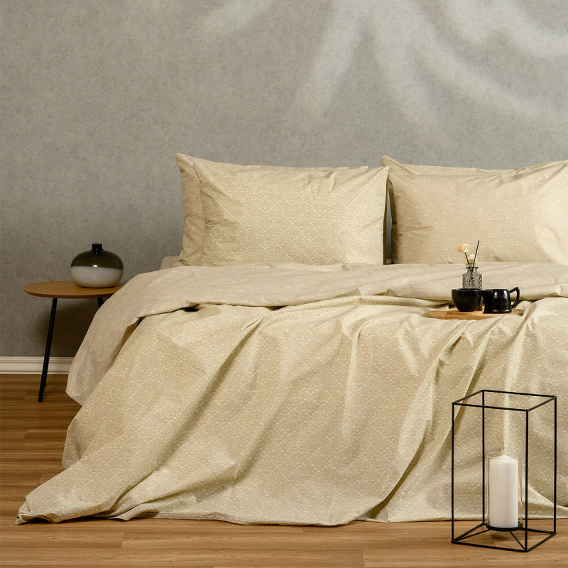 Σεντόνια Μονά (Σετ) Melinen Ultra Line Chantal Beige