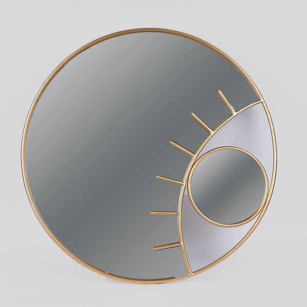 Διακοσμητικός Καθρέφτης Τοίχου (Φ70x2.5) Estheti 751-11048