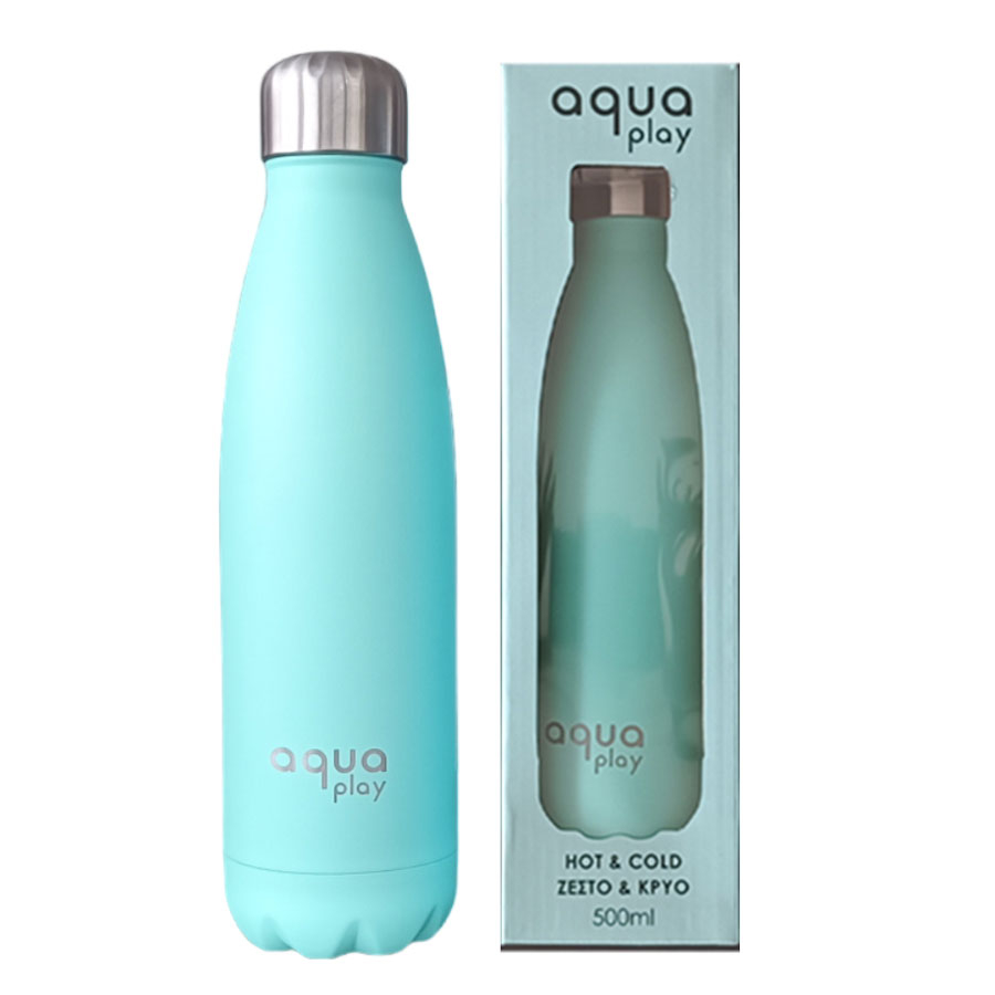 Μπουκάλι Θερμός 500Ml Aqua Play Mint 64-76 Home Οργάνωση & Αποθήκευση Spitishop