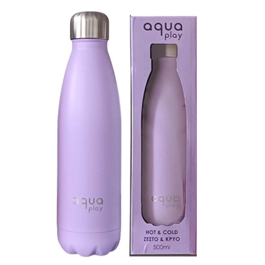 Μπουκάλι Θερμός 500Ml Aqua Play Lilac 64-83 Home Οργάνωση & Αποθήκευση Spitishop