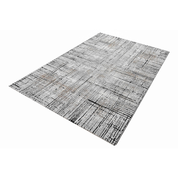 Χαλιά Κρεβατοκάμαρας (Σετ 3τμχ) Polcarpet Venice Merry 542 Grey/Black