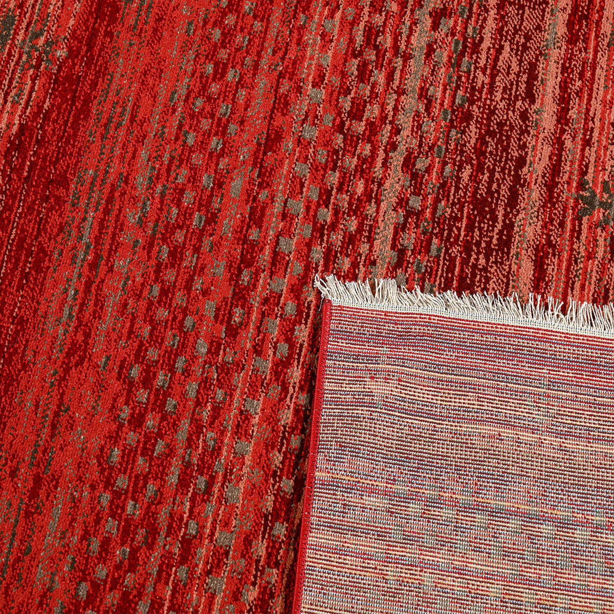 Χαλί (170X235) Polcarpet Kazak Oriental 825 Bordo Home Χαλιά Σαλονιού Spitishop