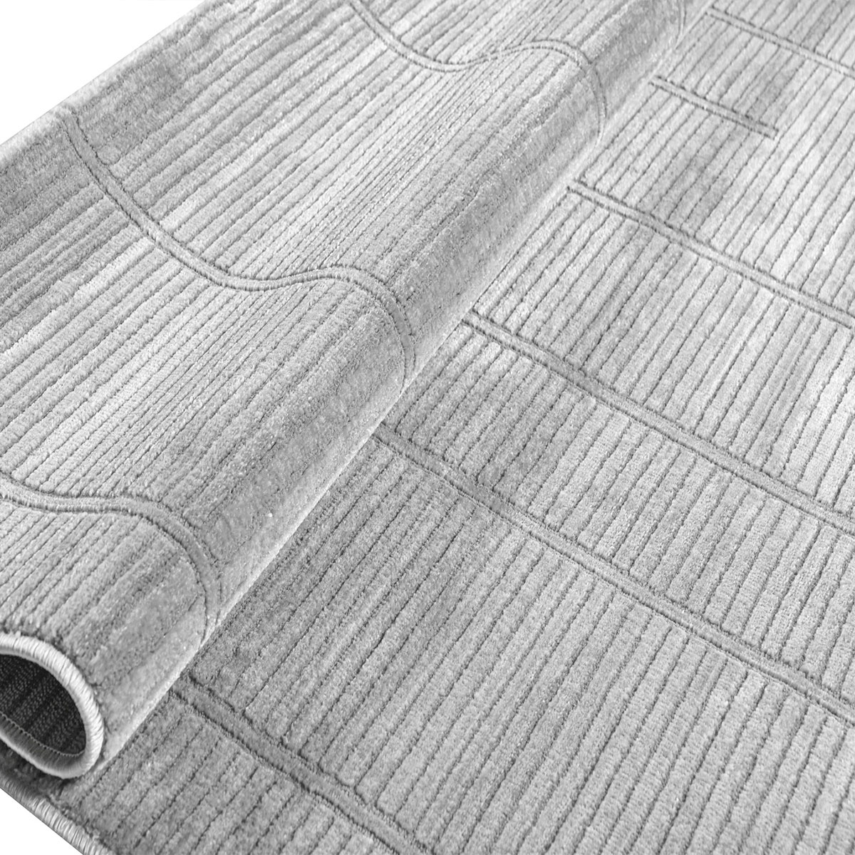 Χαλί (160X230) Polcarpet Parma 150 L Grey Home Χαλιά Σαλονιού Spitishop