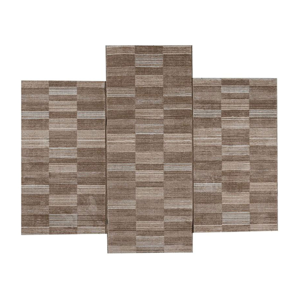 Χαλιά Κρεβατοκάμαρας (Σετ 3τμχ) Polcarpet Vera 267 Brown