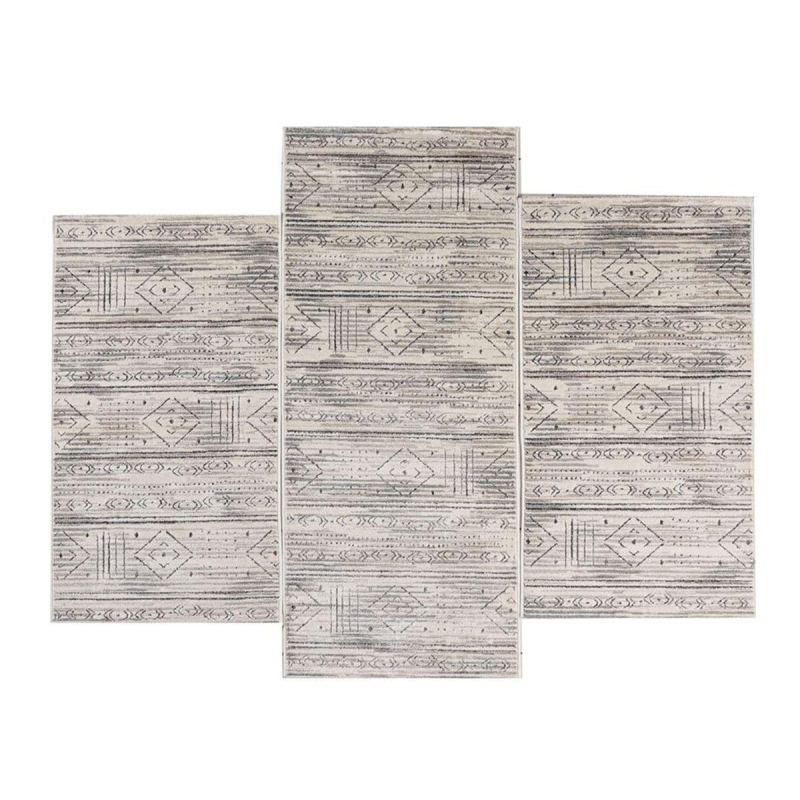 Χαλιά Κρεβατοκάμαρας (Σετ 3τμχ) Polcarpet Giza Cairo 54016 Beige