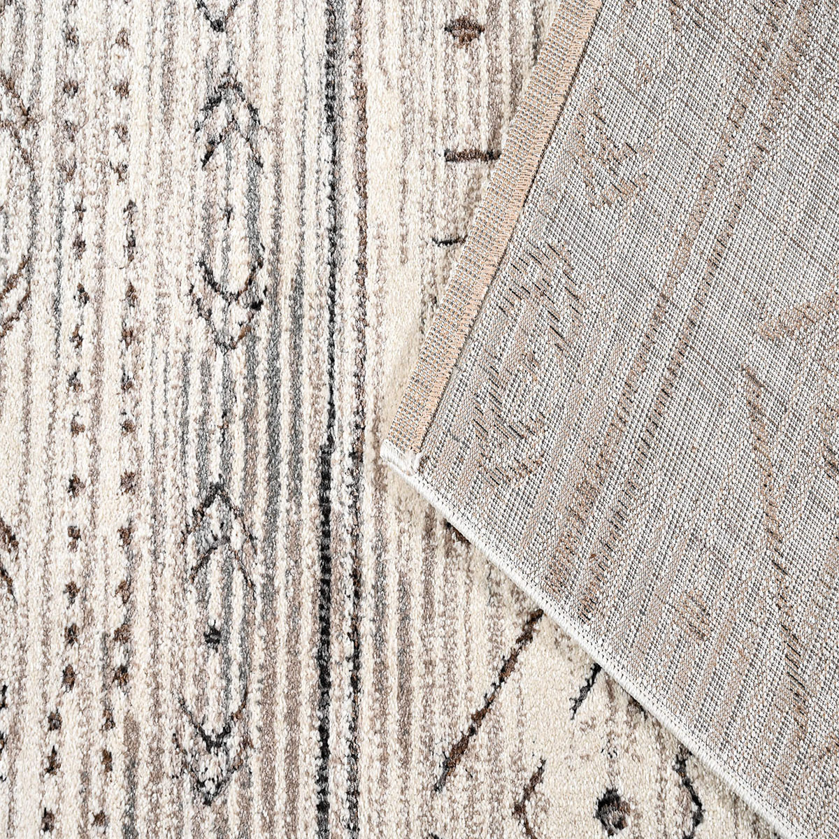 Χαλιά Κρεβατοκάμαρας (Σετ 3Τμχ) Polcarpet Giza Cairo 54016 Beige Home Σετ Spitishop
