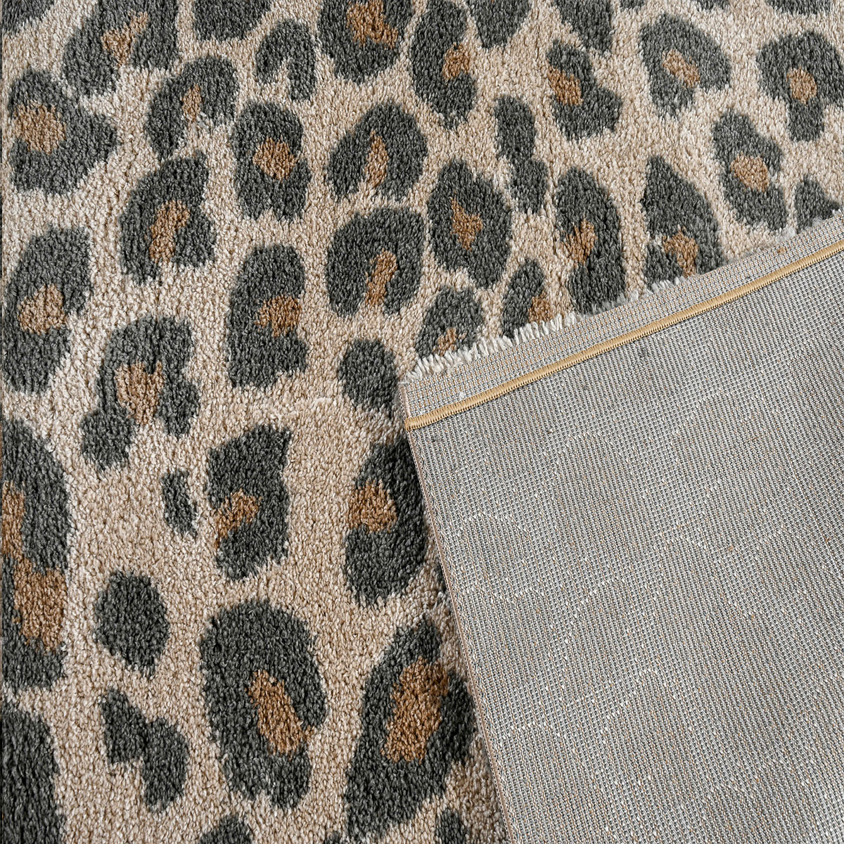 Χαλί (165X230) Polcarpet Puffy Shaggy 374 Leopard Home Χαλιά Σαλονιού Spitishop