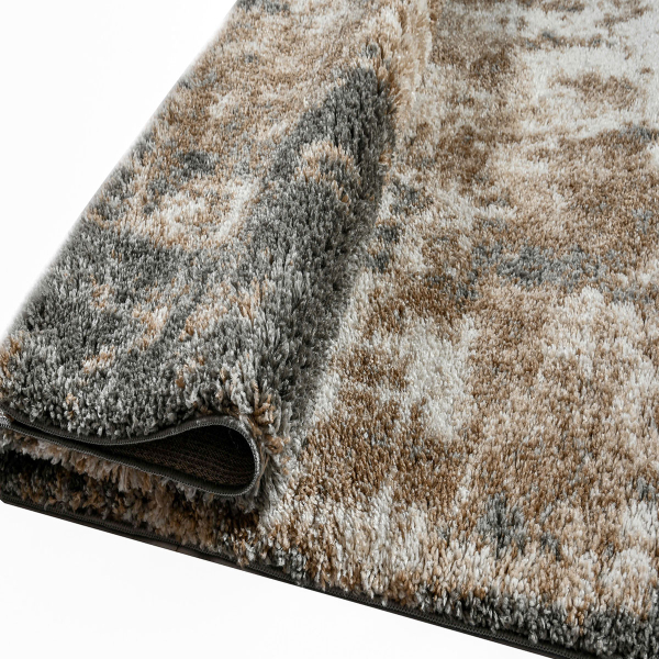 Χαλί (200x290) Polcarpet Puffy Shaggy 381 Grey/Beige