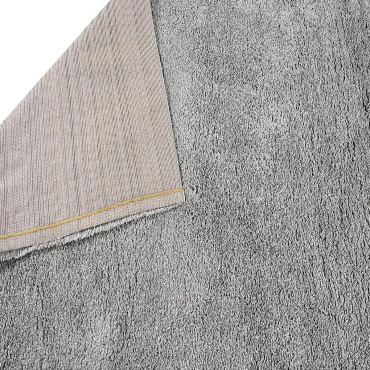 Χαλί (200X290) Polcarpet Puffy Shaggy 1001 Grey Home Χαλιά Σαλονιού Spitishop