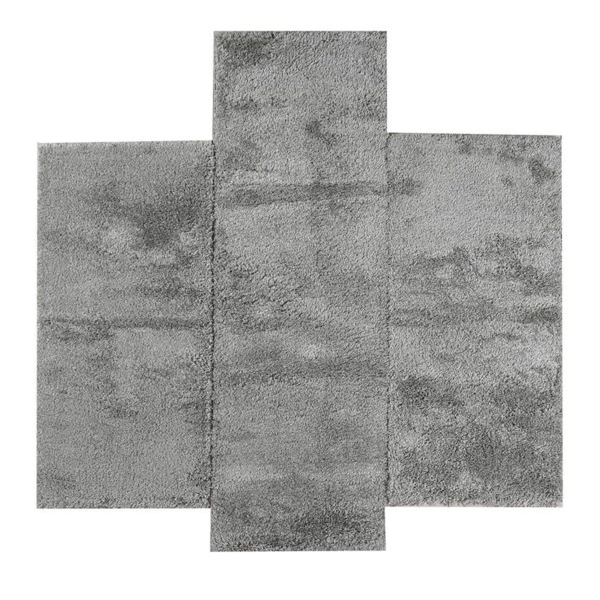 Χαλιά Κρεβατοκάμαρας (Σετ 3τμχ) Polcarpet Puffy Shaggy 1001 Grey