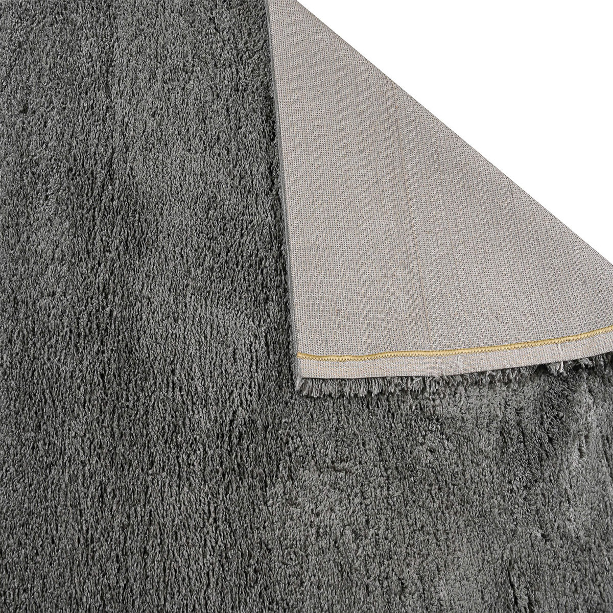 Χαλιά Κρεβατοκάμαρας (Σετ 3Τμχ) Polcarpet Puffy Shaggy 1001 Dark Grey Home Σετ Spitishop