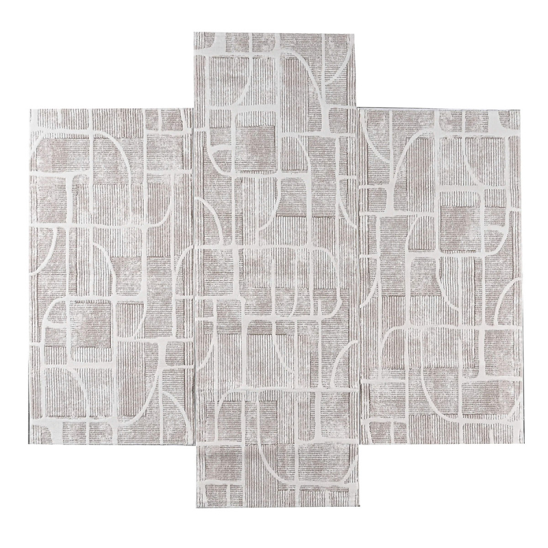 Χαλιά Κρεβατοκάμαρας (Σετ 3τμχ) Pierre Cardin Loft 23 Beige