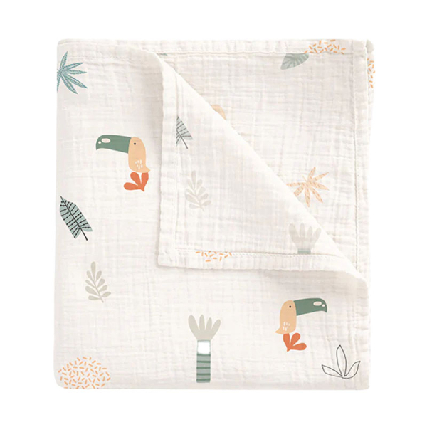 Μουσελίνα/Πάνα Αγκαλιάς (120x120) Bimbidreams Tucan