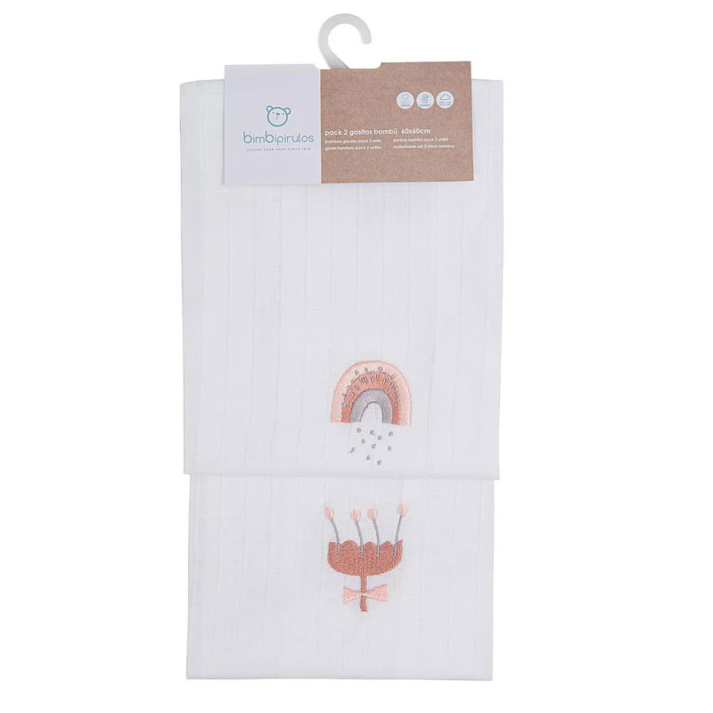 Μουσελίνες/Πάνες Αγκαλιάς (Σετ 2τμχ) Bimbidreams Floral